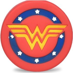 DC Comics for Pets Wonder Woman Star Logo Vinyl Dog Toy